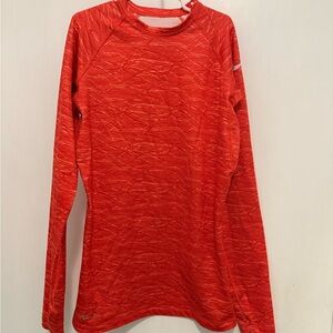 Nike pro combat fitted orange, x-small